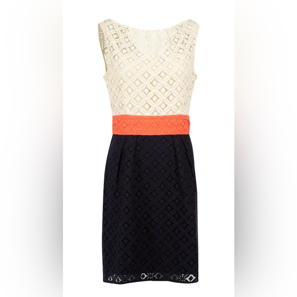 Milly of New York Lace Panel Mini Dress